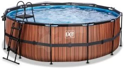 EXIT TOYS EXIT Wood Pool ø427x122cm Mit Sandfilterpumpe Und Abdeckung - Braun 13 EXIT TOYS EXIT Wood Pool ø427x122cm Mit Sandfilterpumpe Und Abdeckung - Braun -Garten Spielzeug Laden 30471410 c exittoys bazen