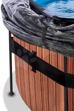 EXIT TOYS EXIT Wood Pool ø427x122cm Mit Sandfilterpumpe Und Abdeckung - Braun 15 EXIT TOYS EXIT Wood Pool ø427x122cm Mit Sandfilterpumpe Und Abdeckung - Braun -Garten Spielzeug Laden 30471410 e exittoys bazen