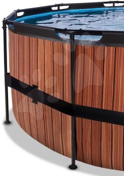 EXIT TOYS EXIT Wood Pool ø450x122cm Mit Sandfilterpumpe Und Abdeckung - Braun 14 EXIT TOYS EXIT Wood Pool ø450x122cm Mit Sandfilterpumpe Und Abdeckung - Braun -Garten Spielzeug Laden 30471510 d exittoys bazen
