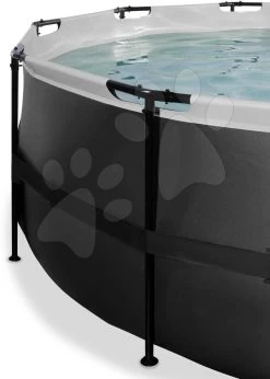 EXIT TOYS EXIT Black Leather Pool ø450x122cm Mit Sandfilterpumpe Und Abdeckung - Schwarz 14 EXIT TOYS EXIT Black Leather Pool ø450x122cm Mit Sandfilterpumpe Und Abdeckung - Schwarz -Garten Spielzeug Laden 30471520 d exittoys bazen