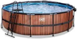 EXIT TOYS EXIT Wood Pool ø488x122cm Mit Sandfilterpumpe Und Abdeckung - Braun 13 EXIT TOYS EXIT Wood Pool ø488x122cm Mit Sandfilterpumpe Und Abdeckung - Braun -Garten Spielzeug Laden 30471610 c exittoys bazen