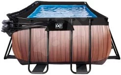 EXIT TOYS EXIT Wood Pool 540x250x122cm Mit Sandfilterpumpe Und Abdeckung - Braun 14 EXIT TOYS EXIT Wood Pool 540x250x122cm Mit Sandfilterpumpe Und Abdeckung - Braun -Garten Spielzeug Laden 30475310 f exittoys bazen