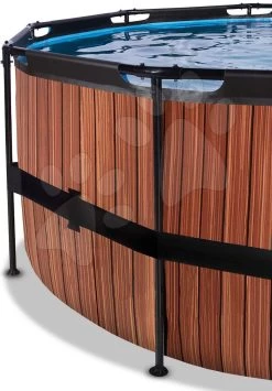 EXIT TOYS EXIT Wood Pool ø427x122cm Mit Sandfilterpumpe Und Abdeckung Und Wärmepumpe - Braun 14 EXIT TOYS EXIT Wood Pool ø427x122cm Mit Sandfilterpumpe Und Abdeckung Und Wärmepumpe - Braun -Garten Spielzeug Laden 30671410 d exittoys bazen