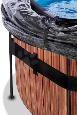 EXIT TOYS EXIT Wood Pool ø427x122cm Mit Sandfilterpumpe Und Abdeckung Und Wärmepumpe - Braun 15 EXIT TOYS EXIT Wood Pool ø427x122cm Mit Sandfilterpumpe Und Abdeckung Und Wärmepumpe - Braun -Garten Spielzeug Laden 30671410 e exittoys bazen