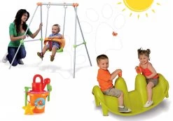 Schaukelset Portique Smoby Mit Metallkonstruktion, Schaukel-Hund Und Eimerset Für Sand Ab 6 Monaten 31 Schaukelset Portique Smoby Mit Metallkonstruktion, Schaukel-Hund Und Eimerset Für Sand Ab 6 Monaten -Garten Spielzeug Laden 310046 2 smoby set