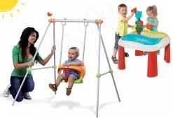 Schaukelset Portique Smoby Mit Metallkonstruktion Und Tisch Wasser& Sand Ab 6 Monaten -Garten Spielzeug Laden 310046 3 smoby set