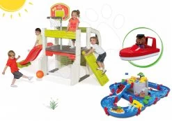 Spielcenter-Set Fun Center Smoby Mit Rutsche Und Wasserlauf Aquaplay Mountain Lake Ab 24 Monaten -Garten Spielzeug Laden 310059 20 4 smoby set