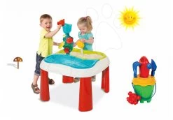 Tischset Water&Sand 2in1 Smoby Mit Mühle Und Einem Eimerset Mit Giesskanne Ab 18 Monaten -Garten Spielzeug Laden 310063 08 a smoby set