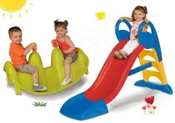 Set Doppelseitige Schaukel Hund Smoby Und Rutsche Toboggan KS Medium 1,5 Meter -Garten Spielzeug Laden 310159set 19 smoby set 2