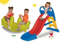 Set Doppelseitige Schaukel Hund Smoby Und Rutsche Toboggan KS Medium 1,5 Meter -Garten Spielzeug Laden 310159set 19 smoby set