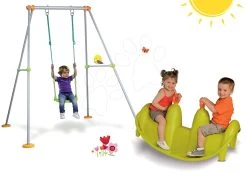 Set Doppelseitige Schaukel Hund Smoby Und Eine Schaukel Mit Metallkonstruktion Höhe 180 Cm -Garten Spielzeug Laden 310159set 20 smoby set