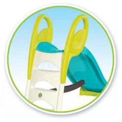 Set Schaukel Hund Smoby Doppelseitig Grün Und Rutsche Toboggan KS Mit Wasserlänge 150 Cm Blau -Garten Spielzeug Laden 310269 b smoby smyklavka 1