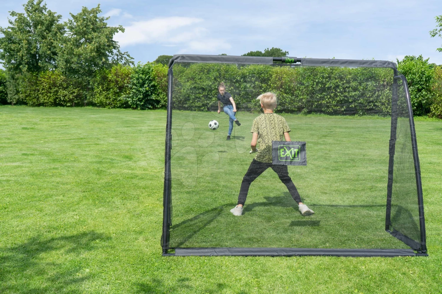 EXIT TOYS EXIT Coppa Stählernes Fußballtor 220x170cm - Schwarz 3 EXIT TOYS EXIT Coppa Stählernes Fußballtor 220x170cm - Schwarz