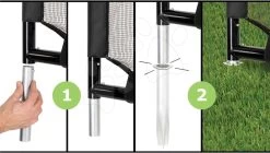 EXIT TOYS EXIT Coppa Stählernes Fußballtor 220x170cm - Schwarz 16 EXIT TOYS EXIT Coppa Stählernes Fußballtor 220x170cm - Schwarz -Garten Spielzeug Laden 41051000 d exittoys branka