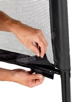 EXIT TOYS EXIT Verstellbares Sportnetz 243x500cm - Schwarz -Garten Spielzeug Laden 44031000 e exittoys siet