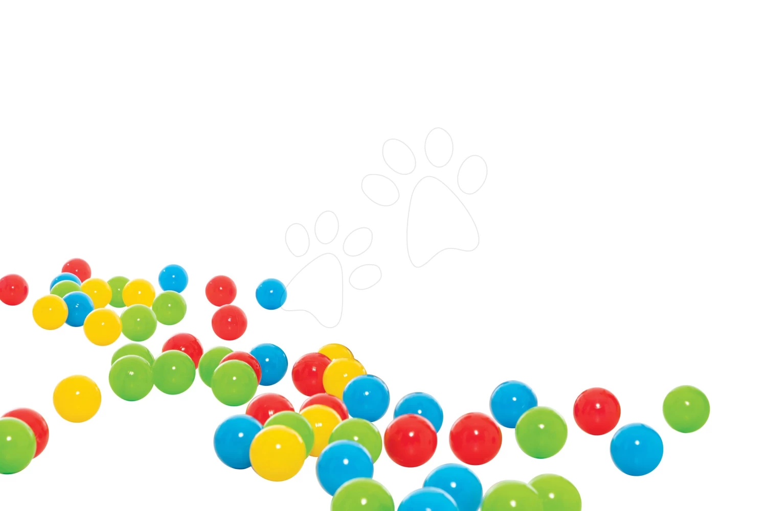 Plastikbälle Im Netz Von Dohány 6,5 Cm Bunt 60 Stück 7 Plastikbälle Im Netz Von Dohány 6,5 Cm Bunt 60 Stück – Bild 5