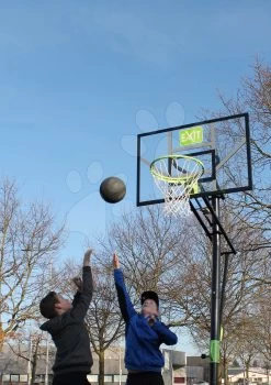 EXIT TOYS EXIT Galaxy Versetzbarer Basketballkorb Auf Rädern - Grün/schwarz