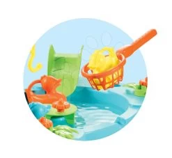 Tischset Gärtner De Jardinage 2in1 Smoby Zweiteilig Mit Garten- Und Zugwagen Mit Eimerset Und Teich Mit Angelrute -Garten Spielzeug Laden 4610 h ecoiffier vodny stolik 1