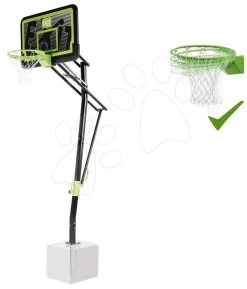 EXIT TOYS EXIT Galaxy Basketballkorb Zur Bodenmontage Mit Dunkring - Black Edition
