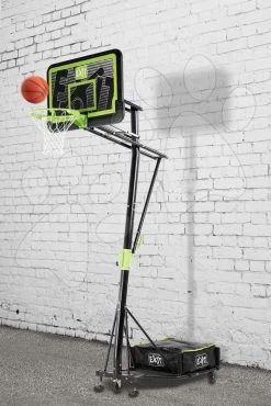 EXIT TOYS EXIT Galaxy Versetzbarer Basketballkorb Auf Rädern - Black Edition