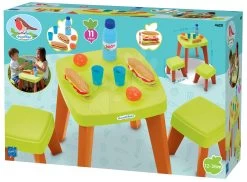 ECOIFFIER Tisch Mit Zwei Stühlen Garden&Seasons Écoiffier Mit Lebensmittel 10 Zubehörteile Höhe 38 Cm Ab 12 Monaten -Garten Spielzeug Laden 4620 b ecoiffier stol