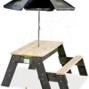 EXIT TOYS EXIT Aksent Sand,- Wasser- Und Picknicktisch (1 Bank) Mit Sonnenschirm Und Gartenwerkzeugen -Garten Spielzeug Laden 52050845 b exittoys pieskovisko