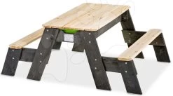 EXIT TOYS EXIT Aksent Sand,- Wasser- Und Picknicktisch (2 Bänke) -Garten Spielzeug Laden 52051005 b exittoys pieskovisko