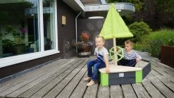 EXIT TOYS EXIT Aksent Holzsandkasten Boot 190x90cm