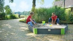 EXIT TOYS EXIT Aksent Holzsandkasten Sechseckig 200x170cm -Garten Spielzeug Laden 52059600 c exittoys lifestyle