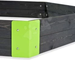 EXIT TOYS EXIT Aksent Holzsandkasten Sechseckig 200x170cm -Garten Spielzeug Laden 52059600 c exittoys pieskovisko