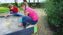 EXIT TOYS EXIT Aksent Holzsandkasten Sechseckig 200x170cm -Garten Spielzeug Laden 52059600 d exittoys lifestyle