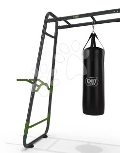 Multifunkčná Preliezka GetSet Monkeybar MB320 Exit Toys Rozšíriteľná S Gymnastickými Kruhmi Boxovacím Vrecom Lezeckou Stenou Hojdačkou A Bradlami ET54302000