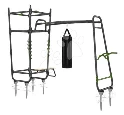 Multifunkčné Fitness Centrum GetSet Powerstation PS510 Exit Toys Exit Toys S Boxovacím Vrecom Bradlami Lavičkou A Lanom Na šplhanie ET54501000 -Garten Spielzeug Laden 54501000 b exit toys multifunkcne centrum