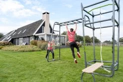 Multifunkčné Fitness Centrum GetSet Powerstation PS610 Exit Toys Exit Toys S Boxovacím Vrecom Bradlami Lavičkou Gymnastickými Kruhmi A Lanom Na šplhanie ET54601000 -Garten Spielzeug Laden 54601000 b exit toys lifestyle