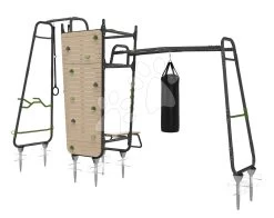 Multifunkčné Fitness Centrum GetSet Powerstation PS620 Exit Toys Exit Toys S Boxovacím Vrecom Bradlami Lavičkou Gymnastickými Kruhmi S Lanom A Lezeckou Stenou ET54602000 -Garten Spielzeug Laden 54602000 b exit toys multifunkcne centrum