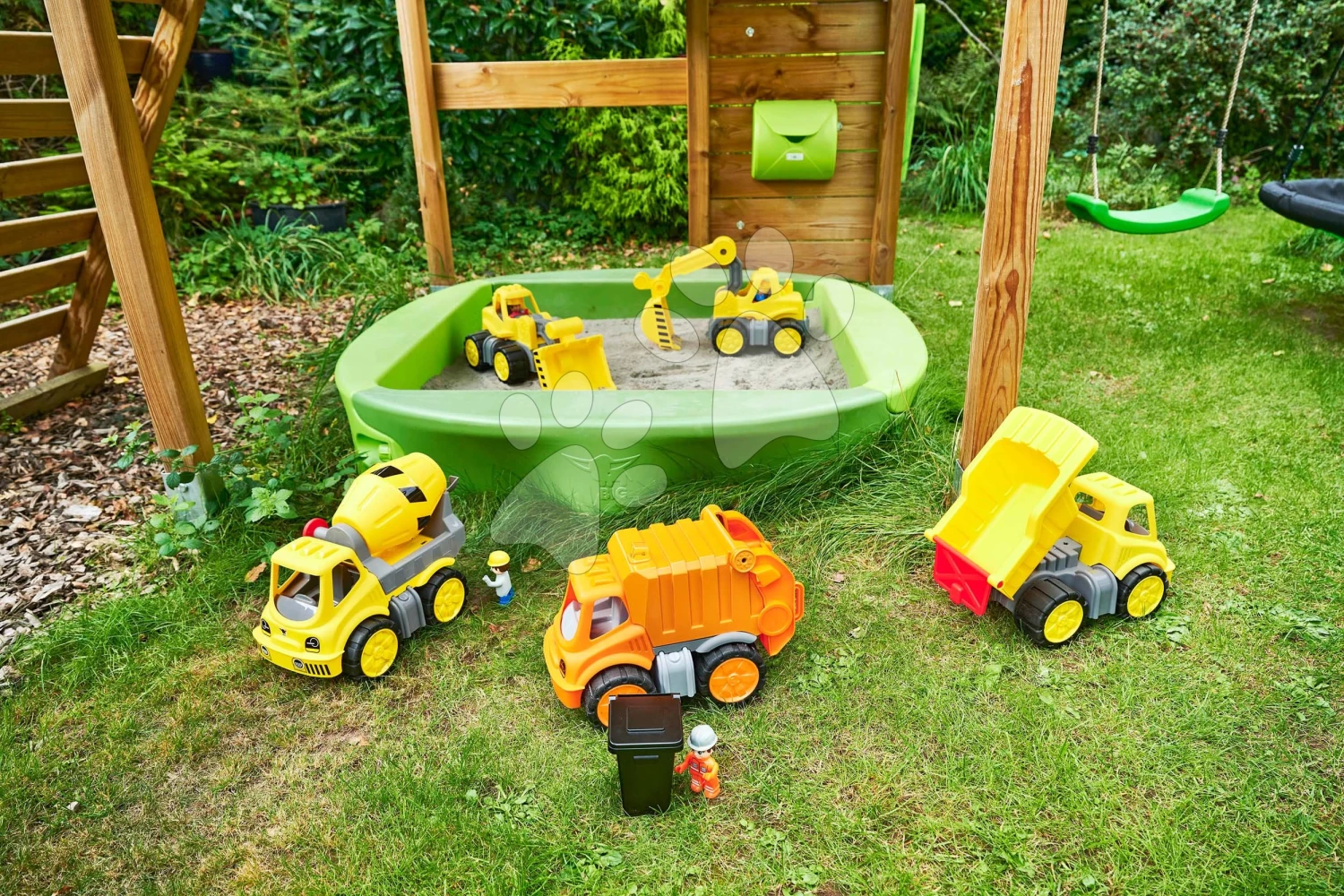 LKW Power Worker Dumper+Figurine BIG Arbeitsmaschine 33 Cm Mit Gummirädern Ab 2 Jahren B54836 4 LKW Power Worker Dumper+Figurine BIG Arbeitsmaschine 33 Cm Mit Gummirädern Ab 2 Jahren B54836 – Bild 2