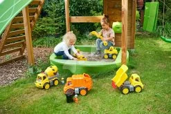 Lader Power Worker Wheel Loader + Figurine BIG Arbeitsmaschine 47 Cm - Gummiräder Ab 2 Jahren B54837 -Garten Spielzeug Laden 54835 54836 54837 54838 54839 e big bager 2