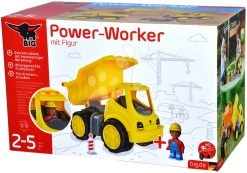LKW Power Worker Dumper+Figurine BIG Arbeitsmaschine 33 Cm Mit Gummirädern Ab 2 Jahren B54836 30 LKW Power Worker Dumper+Figurine BIG Arbeitsmaschine 33 Cm Mit Gummirädern Ab 2 Jahren B54836 -Garten Spielzeug Laden 54836 f big bager