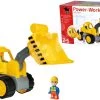 Lader Power Worker Wheel Loader + Figurine BIG Arbeitsmaschine 47 Cm - Gummiräder Ab 2 Jahren B54837