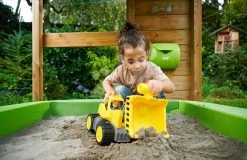 Lader Power Worker Wheel Loader + Figurine BIG Arbeitsmaschine 47 Cm - Gummiräder Ab 2 Jahren B54837 -Garten Spielzeug Laden 54837 g big bager