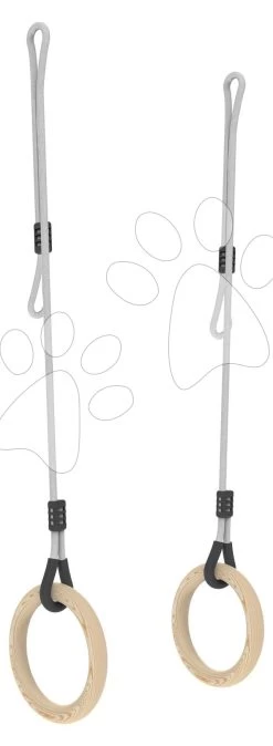 Gymnastické Kruhy GetSet Wooden Gymnastics Rings Exit Toys Vhodné Pre Modely GetSet MB200 / MB300 ET54904100