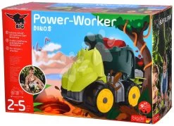 LKW Mit Bohrer Power Worker Mini Dino Triceratops Big Mit Beweglichen Teilen Und Gummirädern Ab 24 Monaten B55795 -Garten Spielzeug Laden 55795 e big auto
