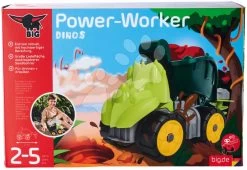 LKW Mit Bohrer Power Worker Mini Dino Triceratops Big Mit Beweglichen Teilen Und Gummirädern Ab 24 Monaten B55795 -Garten Spielzeug Laden 55795 n big auto