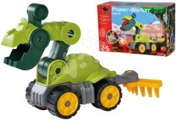 Bagger-Arbeitsmaschine Power Worker Mini Dino T-Rex Big Mit Beweglichen Teilen Und Rechen Für Sand Ab 24 Monaten 21*10*22 Cm B55796
