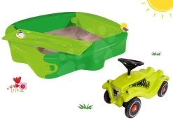 Set Sandkasten Sandy BIG Mit Festdeckel Und Laufrad Bobby Classic Racer Mit Hupe Ab 12 Mon. -Garten Spielzeug Laden 56733set 3 big set 2