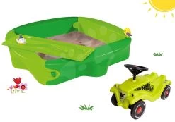 Set Sandkasten Sandy BIG Mit Festdeckel Und Laufrad Bobby Classic Racer Mit Hupe Ab 12 Mon. -Garten Spielzeug Laden 56733set 3 big set