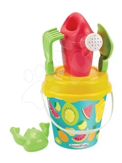 ECOIFFIER Eimerset Groß Mit Gießkanne Früchte Écoiffier Mit IML-Druck Ab 18 Monaten