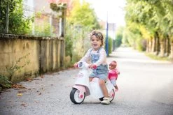 Set Sandkasten Muschel Zweiteilig Watershell Pink BIG Rosa Und Laufrad Motorrad Corolle Mit Puppentrage