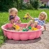 Sandgrube Muschel Watershell Pink BIG Für Wasser Und Sand 100 Liter Pink 88*88*20 Cm Ab 12 Monaten