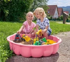 Sandgrube Muschel Watershell Pink BIG Für Wasser Und Sand 100 Liter Pink 88*88*20 Cm Ab 12 Monaten -Garten Spielzeug Laden 800007722s h big pieskovisko ruzove